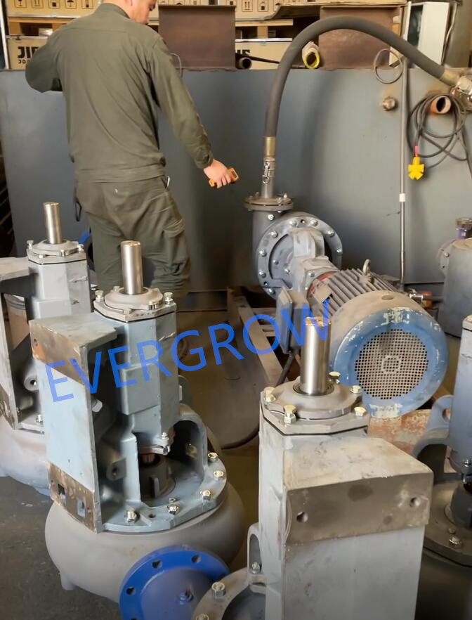 6x5x11 centrifugal pump Magnum I testing اختبار خارج المصنع لمضخة الطرد المركزي Magnum 6x5x11-11 evergrow
